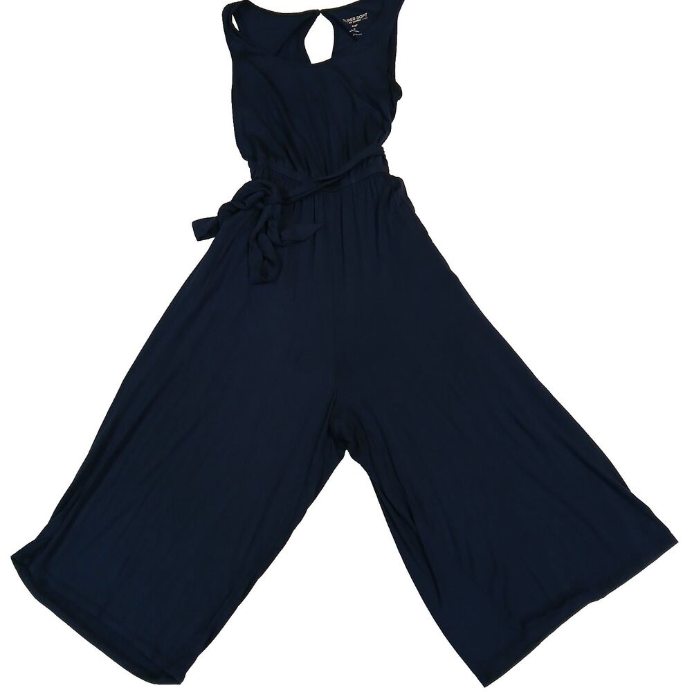 Torrid Super Soft Women Navy Blue Knit Sleeveless Jumper w/Pockets 0/Large/12 - Picture 2 of 8